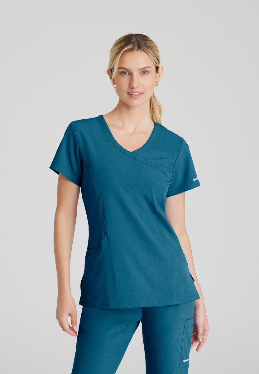 Skechers SK102 Reliance Scrub Top Bahama