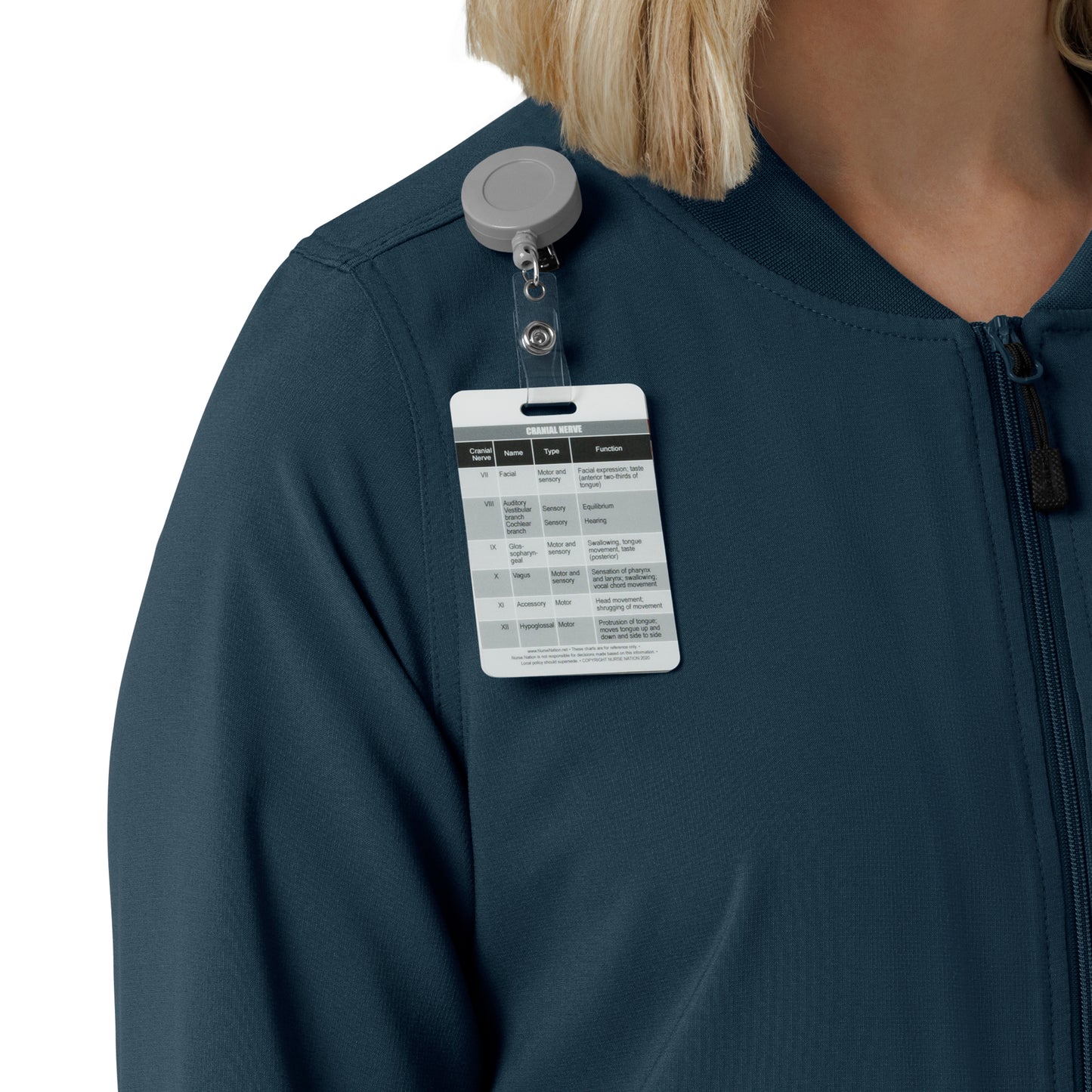 Force Cross-Flex C82410 Women's Lightweight Scrub Jacket Navy