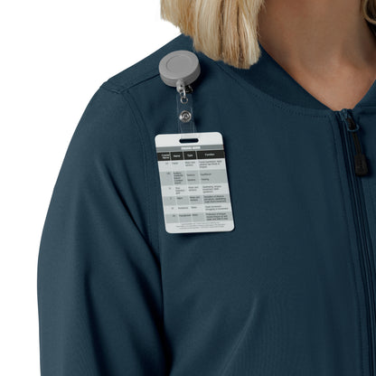 Force Cross-Flex C82410 Women's Lightweight Scrub Jacket Navy