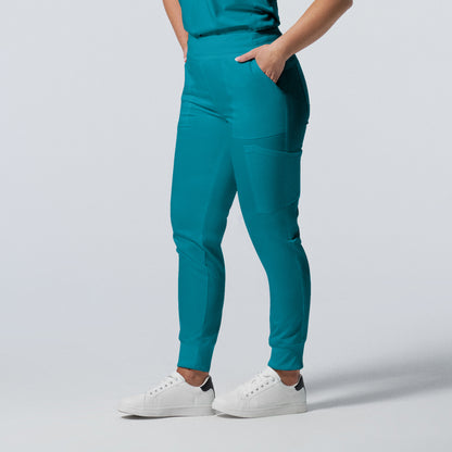 ProFlex LB406 Women's Jogger Scrub Pants Teal Image