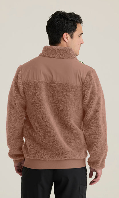 Grey's Anatomy Stretch GRSJ942 Randin Sherpa Jacket Brownstone - back