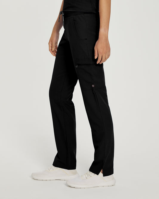 V-Tess 337 Women's Cargo Scrub Pants Black Image