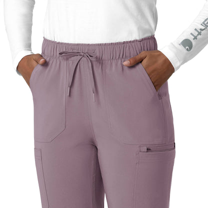 Force Cross-Flex C53210 Straight Leg Cargo Scrub Pants Lavender Mist Model Image Alternate | Carhartt