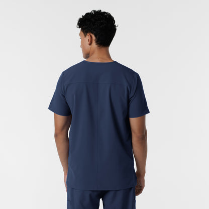 NURTUR 6380 Men's V-Neck Scrub Top Navy