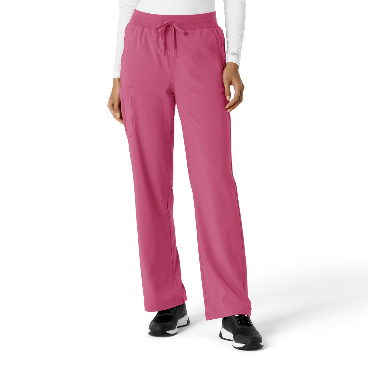 Force Cross-Flex C53310 Women's Boot Cut Scrub Pants Electric Fuschia