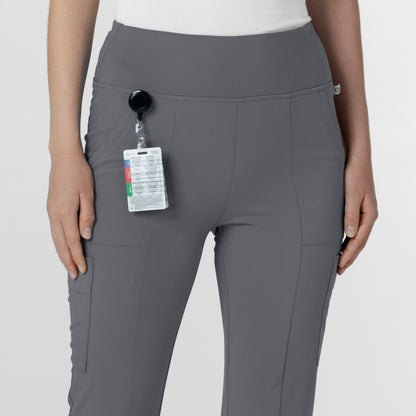 RENEW 5534 Cargo Flare Scrub Pants Pewter Model Image Alternate | Wink