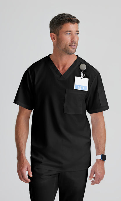 Grey's Anatomy GRT091 Evan Scrub Top Black