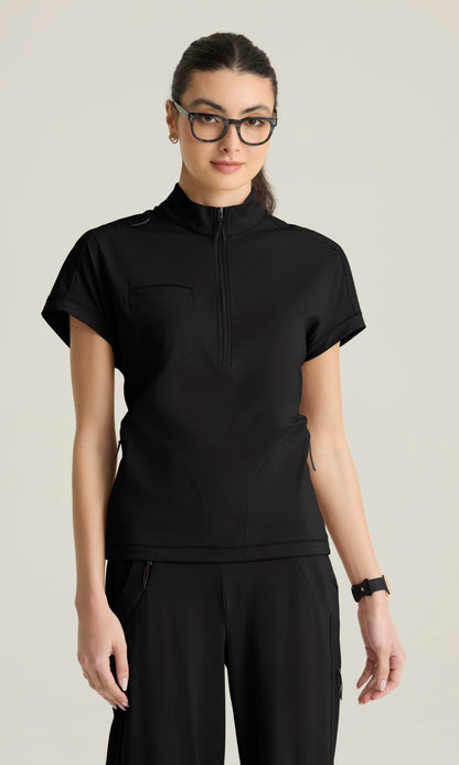 Grey's Anatomy Knits GRST319 Crystal Top Black - front
