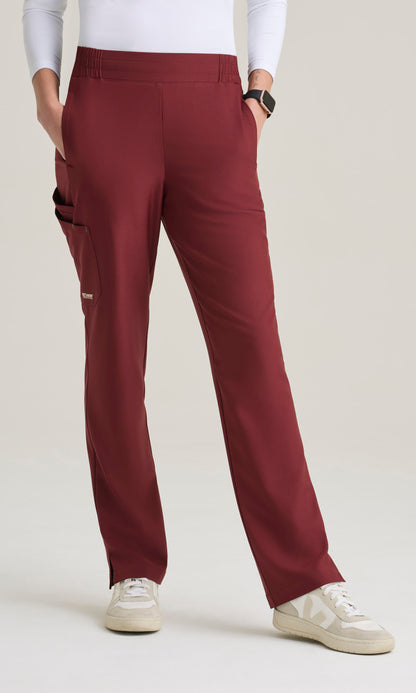 Grey's Anatomy Evolve GSSP627 Cosmo Pant Chestnut - front