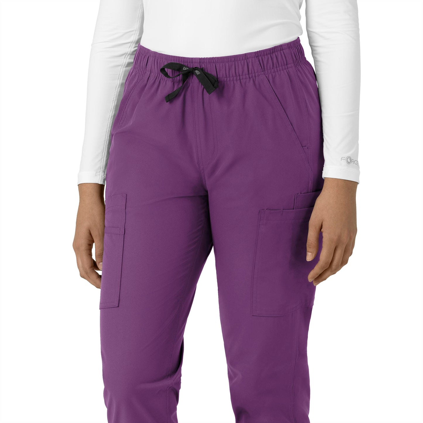 Force Essentials C51213 Straight Leg Scrub Pant Eggplant Model Image Alternate | Carhartt