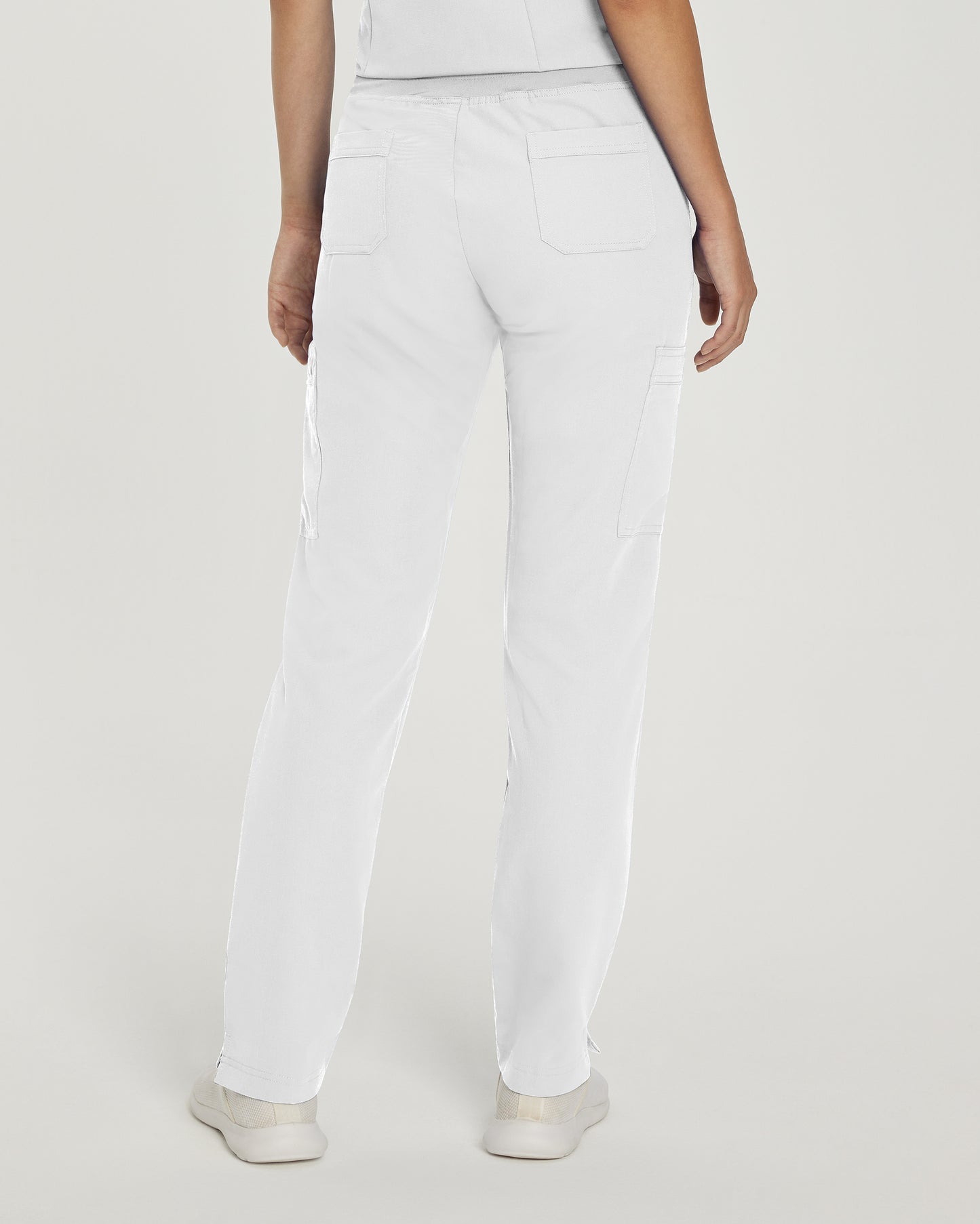 V-Tess 337 Women's Cargo Scrub Pants White Image