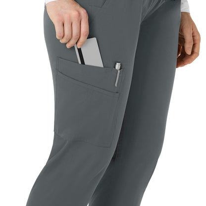 Force Essentials C54113 Maternity Jogger Scrub Pants Pewter Model Image Alternate | Carhartt