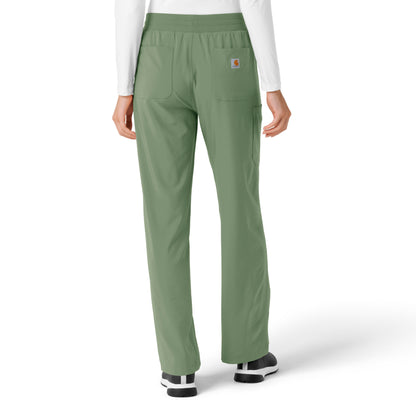 Force Cross-Flex C53310 Women's Boot Cut Scrub Pants Green Slate