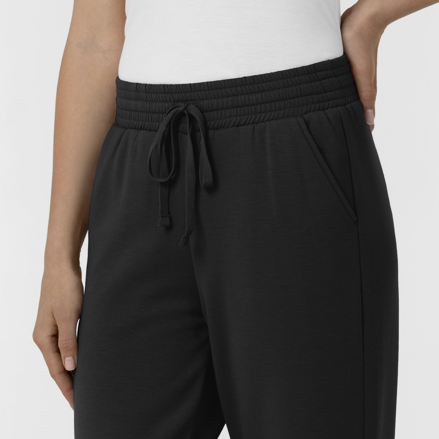 Unwind & Lounge 5189 Women's Wide Leg Pants Black