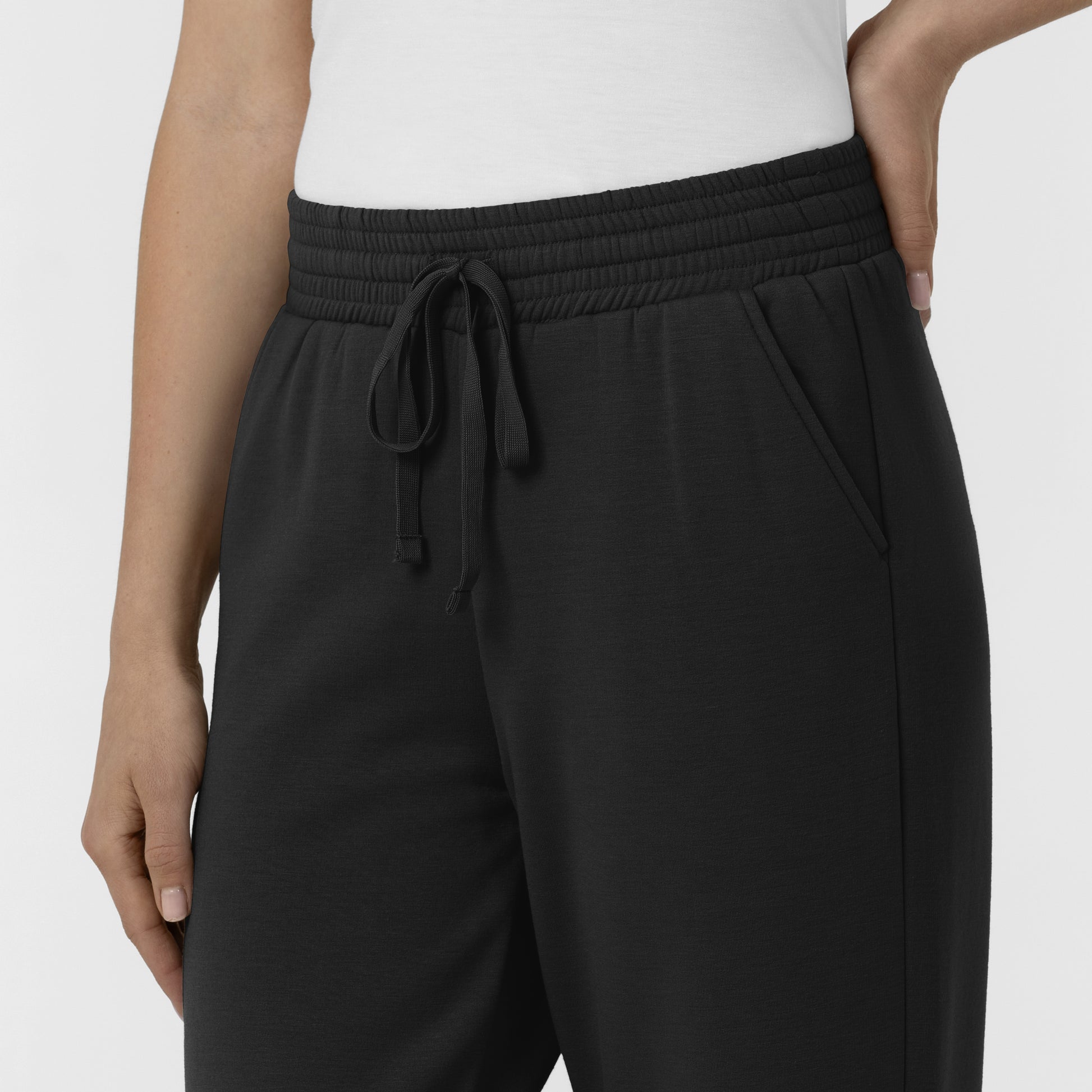 Unwind & Lounge 5189 Women's Wide Leg Pants Black