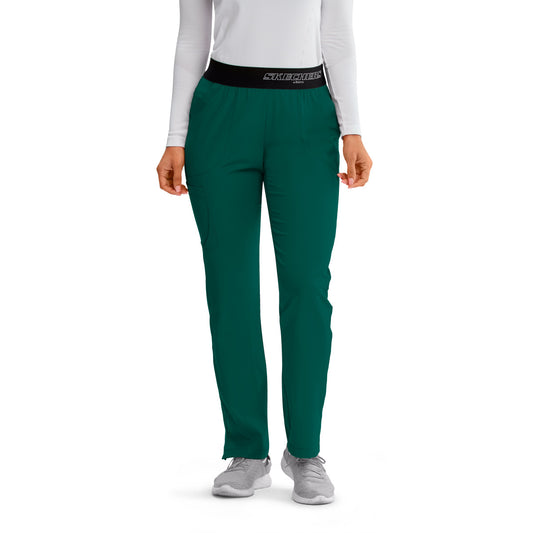 Skechers SK202 Breeze Scrub Pants Hunter Green Model Image Front | Barco