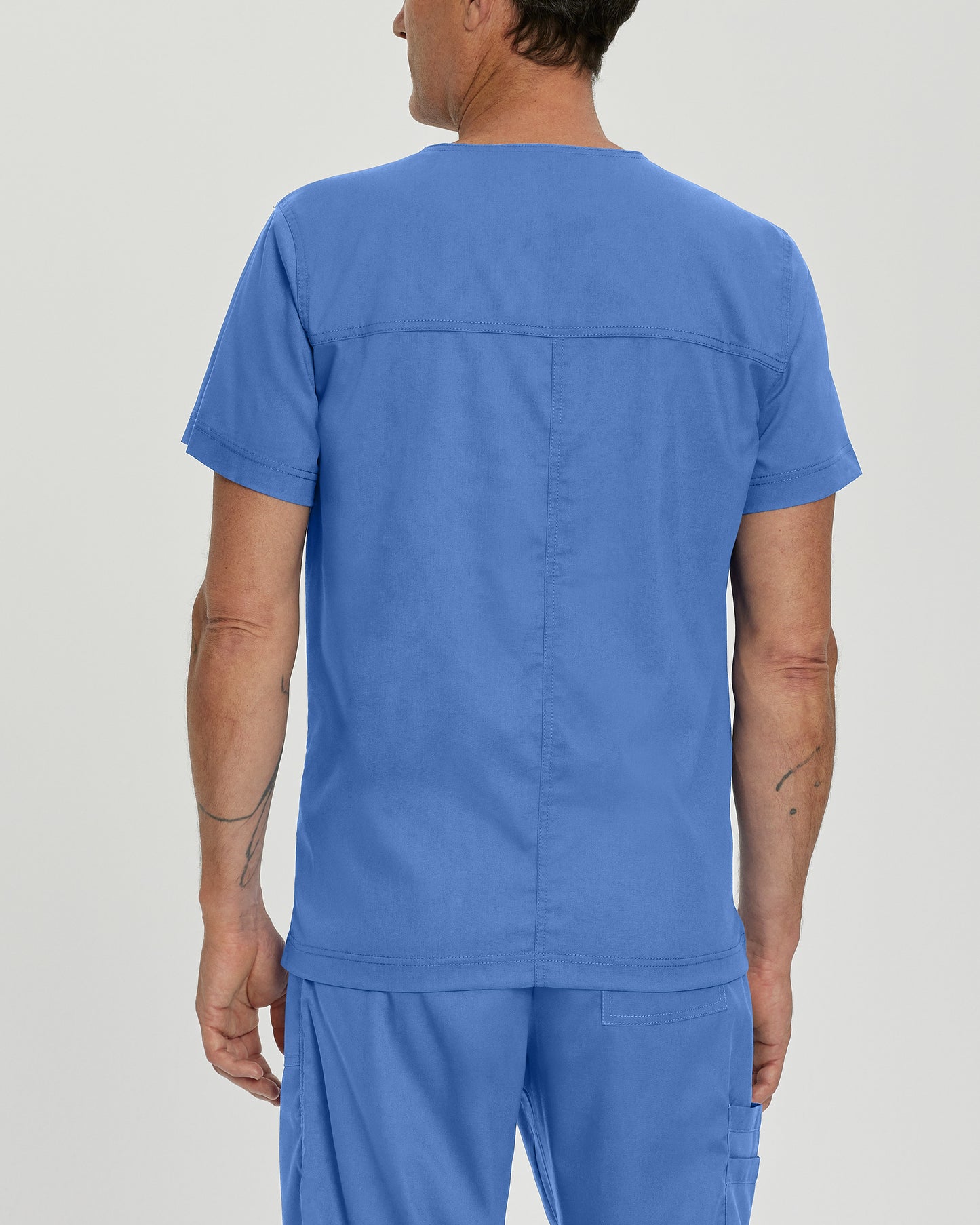 ProFlex 4253 Men's 4 Pocket V Neck Scrub Top Ceil Image