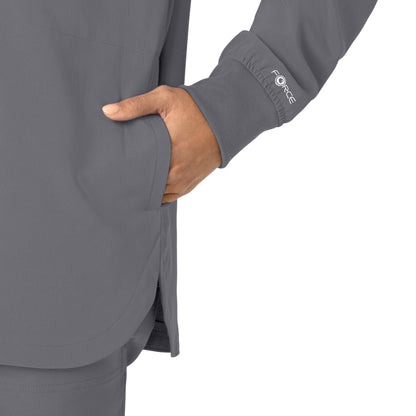 Force Cross-Flex C82210 Shirt Jacket Pewter Model Image Alternate | Carhartt