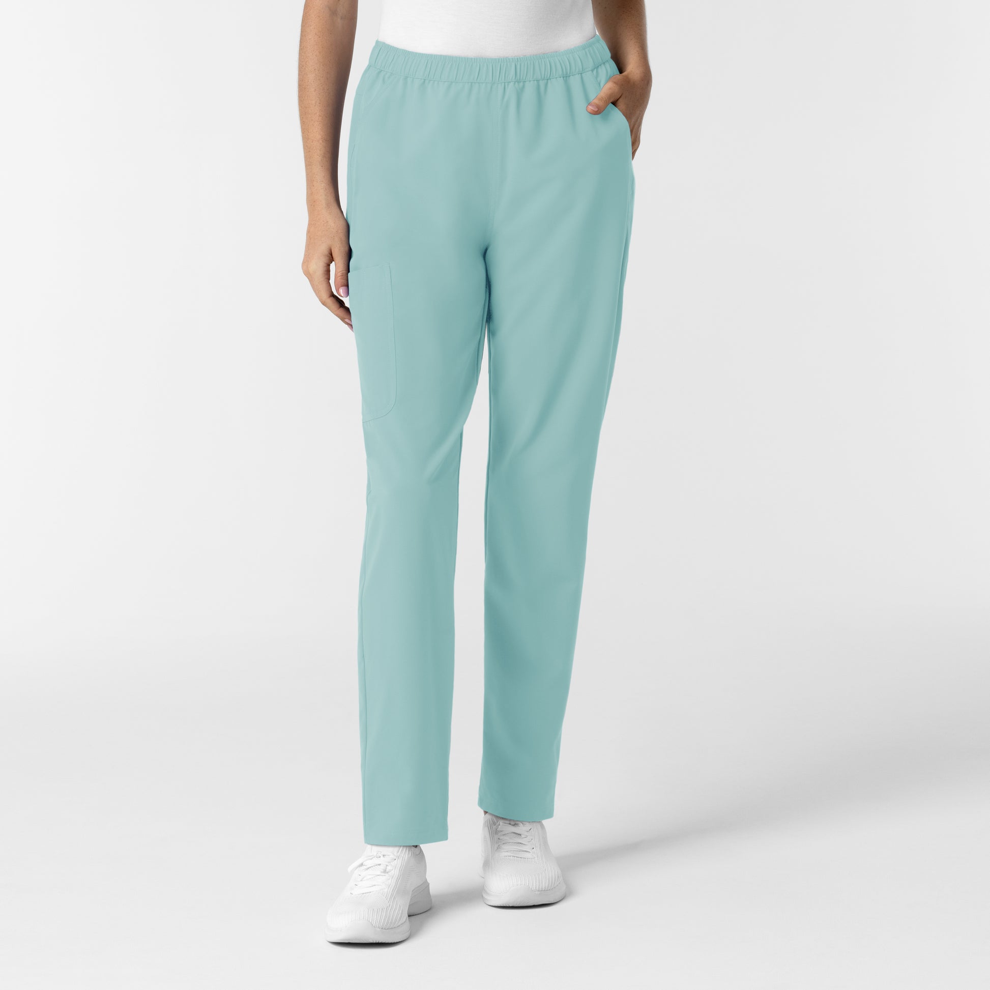 NURTUR 5280 Women's Slim Leg Scrub Pants Coastal Blue