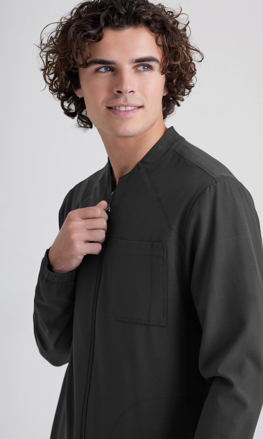 Cleveland Clinic Grey's Anatomy Evolve GSSW887 Cycle Scrub Jacket Black