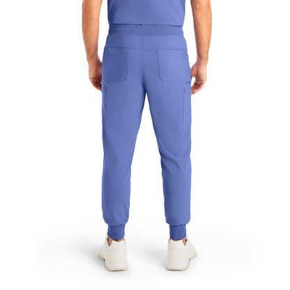 Forward LB409 Men's Jogger Scrub Pants Ceil Blue Image