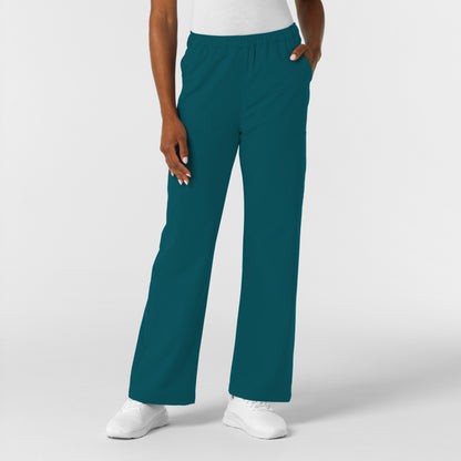 NURTUR 5180 Women's Straight Leg Cargo Scrub Pants Caribbean