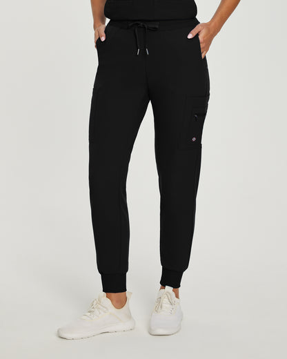 V-Tess 380 Women's Jogger Scrub Pants Black Image