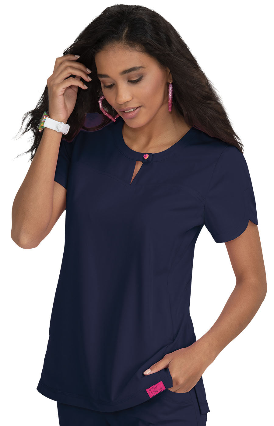 Betsey Johnson B104 Zinnia Top Navy