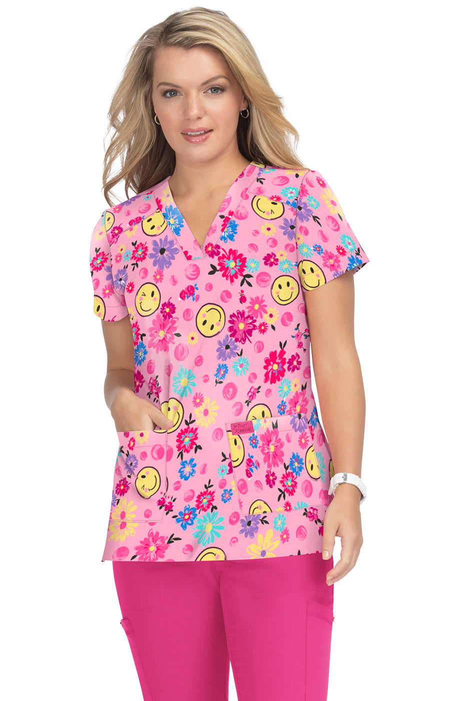 Betsey Johnson B120PR Bell Top A Smile A Day