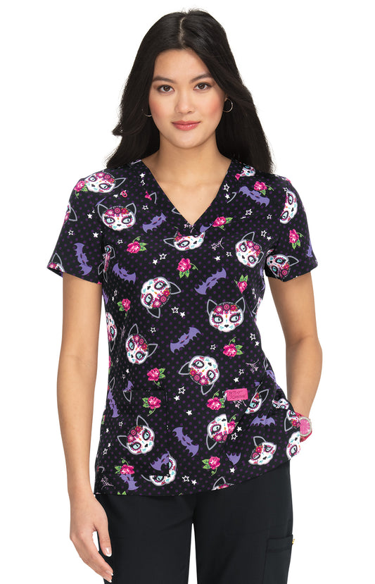 Betsey Johnson B120PR Bell Top Frightful Kitties