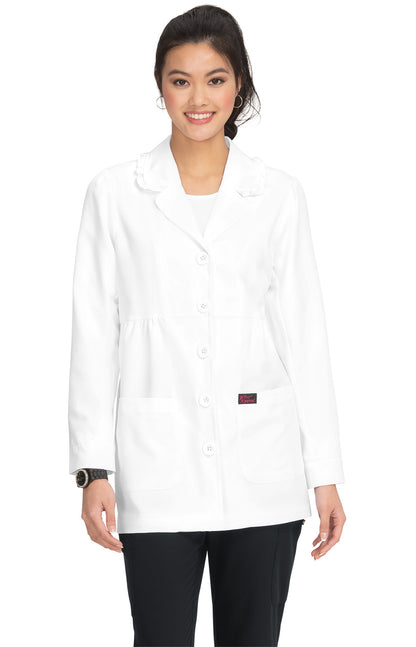 Betsey Johnson B403 Juniper Lab Coat White