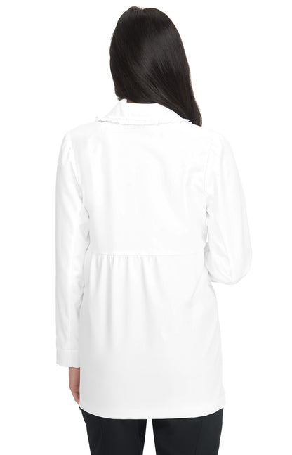 Betsey Johnson B403 Juniper Lab Coat White