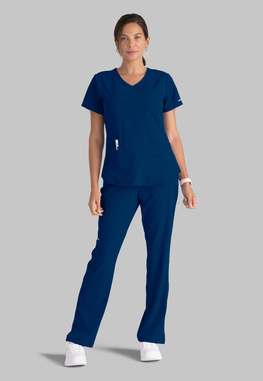 Skechers SK201 Reliance Scrub Pants Navy Model Image Front | Barco