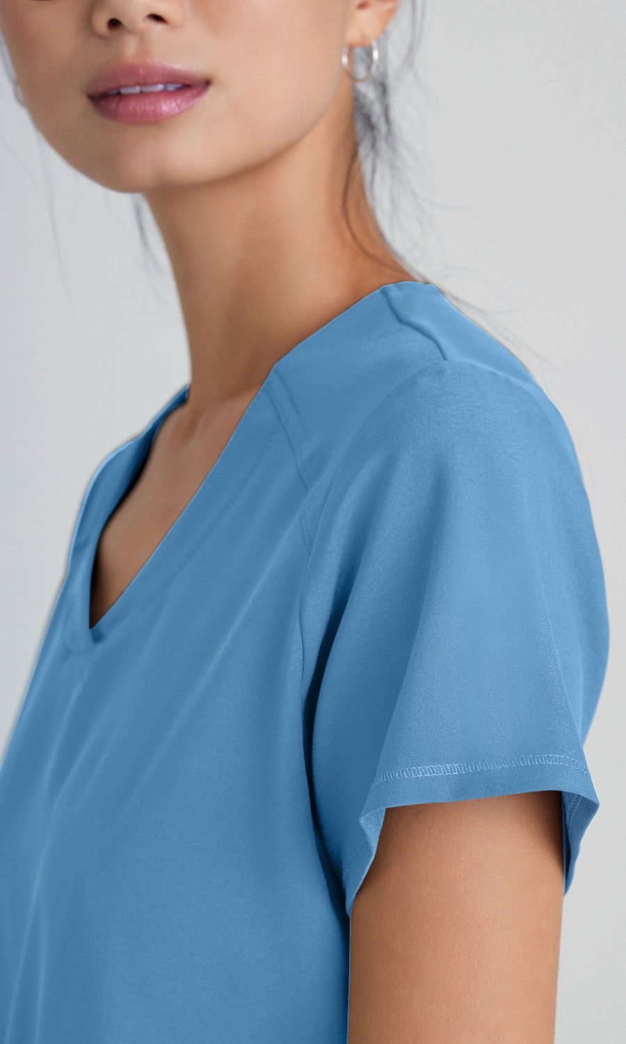 Grey's Anatomy Evolve GSST180 Rhythm Scrub Top Ciel Blue