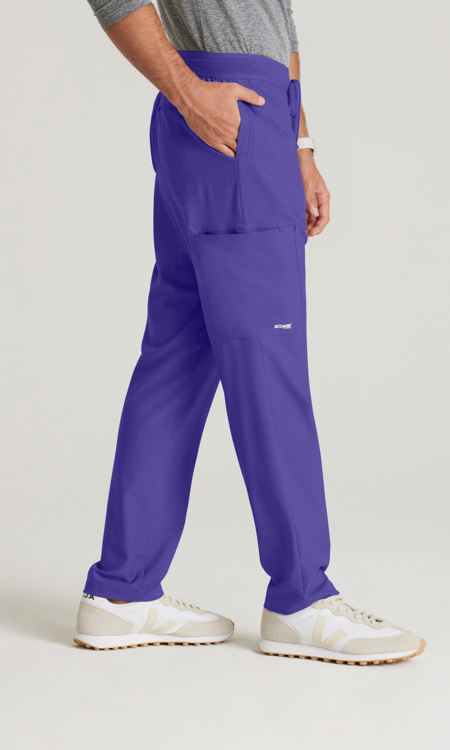 Grey's Anatomy Evolve GSSP649 Highland Scrub Pants New Grape