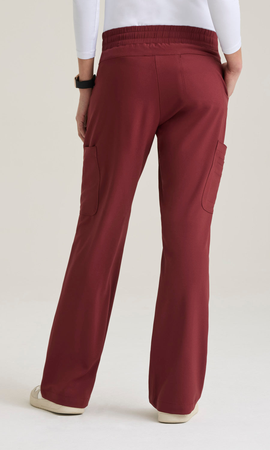 Grey's Anatomy Evolve GSSP729 Sky Pant Chestnut - back