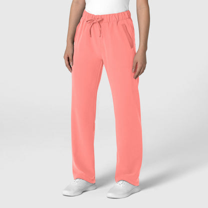 Nova 5232 Women's Stovepipe High-Low Hem Scrub Pants Paradise Pink