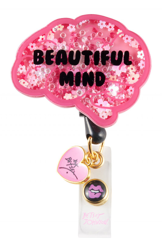 Betsey Johnson BA156 Betsey Retractable Badges Brainy