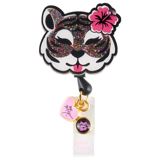 Betsey Johnson BA156 Betsey Retractable Badges Betsey Tiger