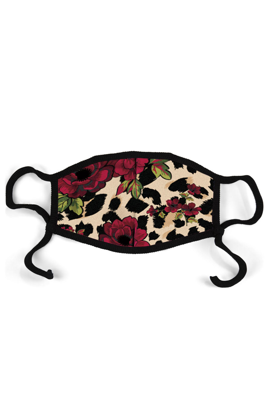 Betsey Johnson BA177 Adjustable Fashion Mask Floral Cheetah