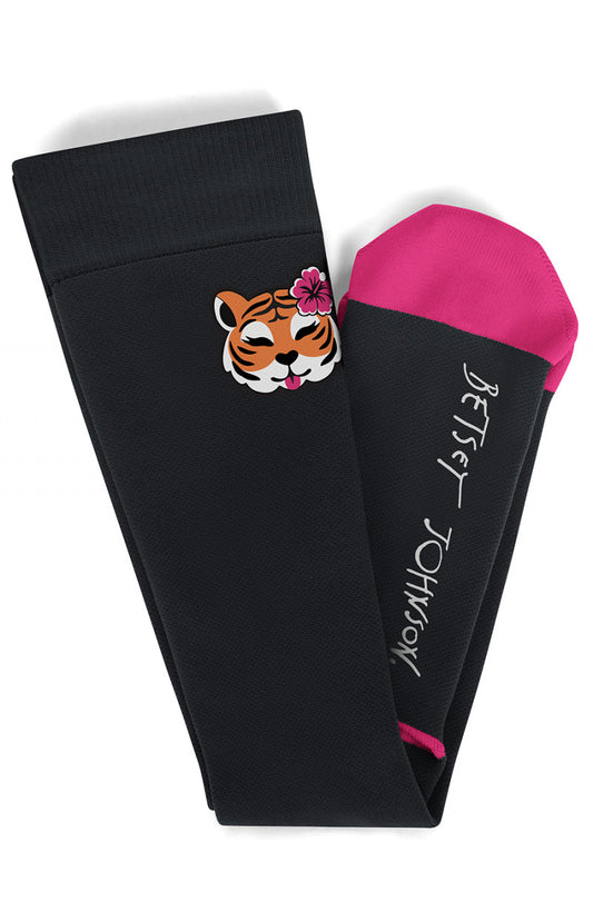 Betsey Johnson BA179 Compression Socks 2-pac Lovely Tiger