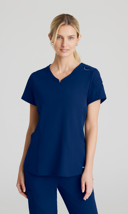 Skechers Vitality SKT225 Aura Scrub Top Navy