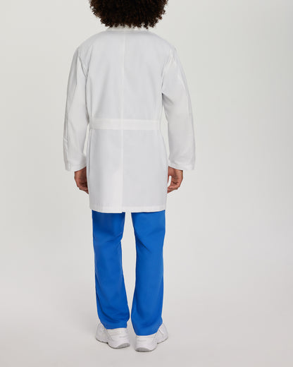 Essential Lab Coats 3148 Men's 3 Pocket Mid Length White Coat White Image