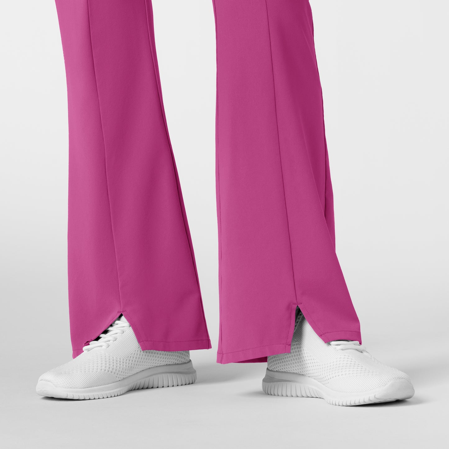 RENEW 5534 Cargo Flare Scrub Pants Raspberry Model Image Alternate | Wink