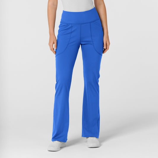 RENEW Knit 5459 Women's Flare Yoga Scrub Pants Royal