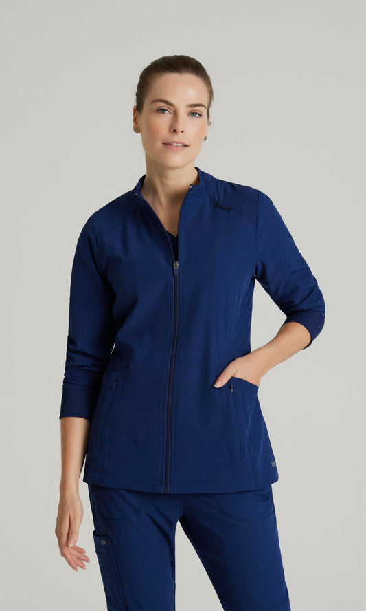 Barco One BOW894 Venture Scrub Jacket Indigo