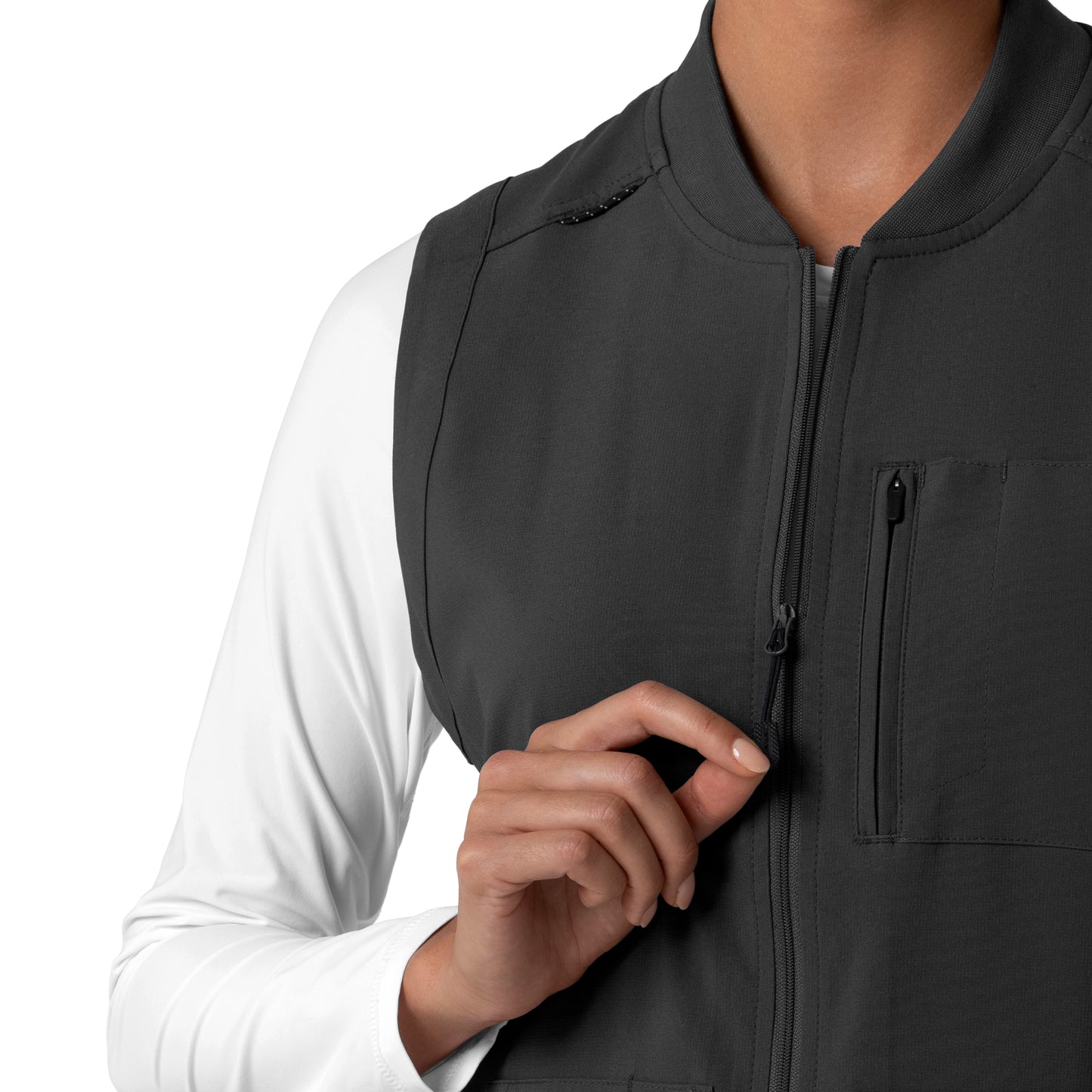 Force Cross-Flex C82510 Women's Lightweight Scrub Vest Black