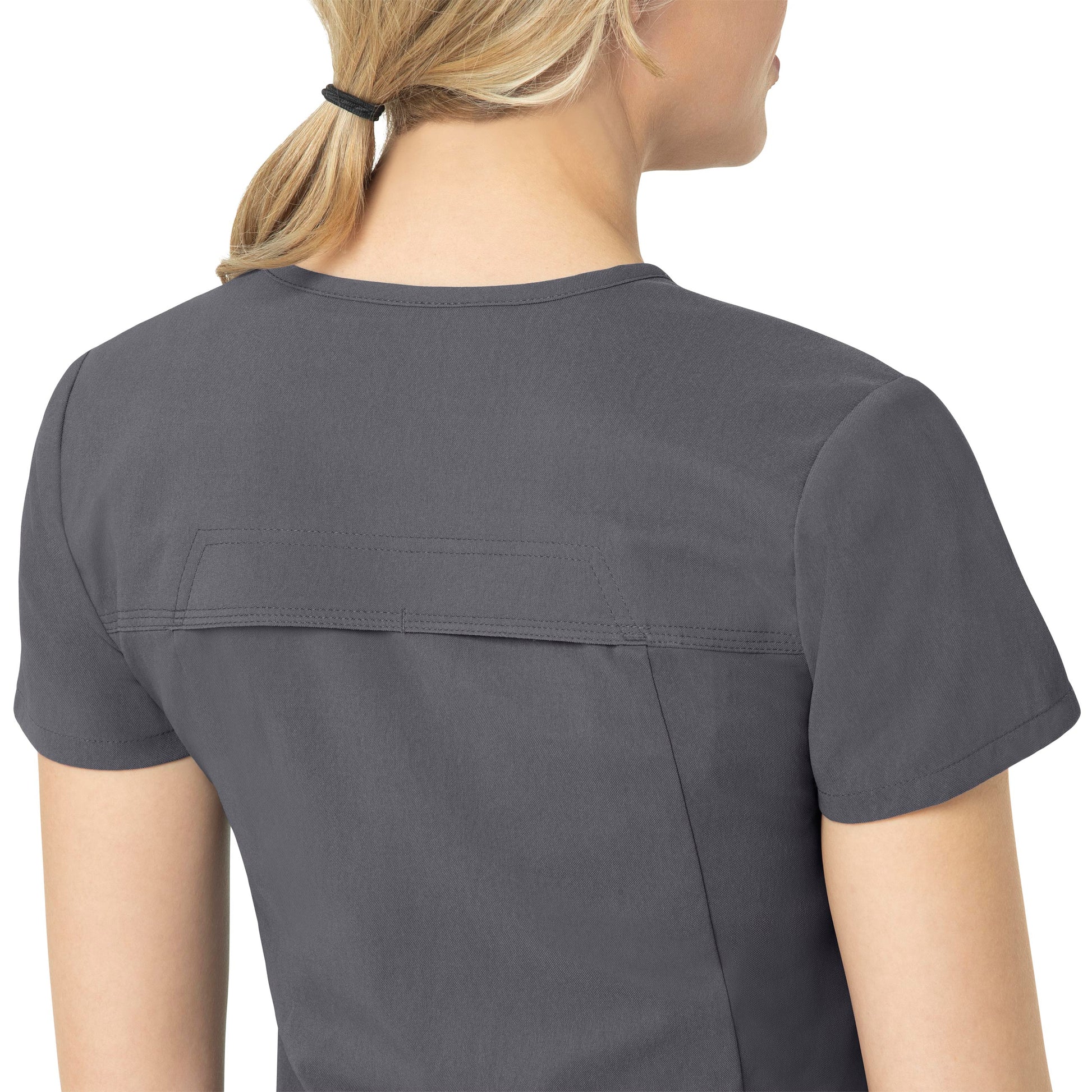 Rugged Flex Peak C12137 Tuck-In Scrub Top Pewter Model Image Alternate | Carhartt