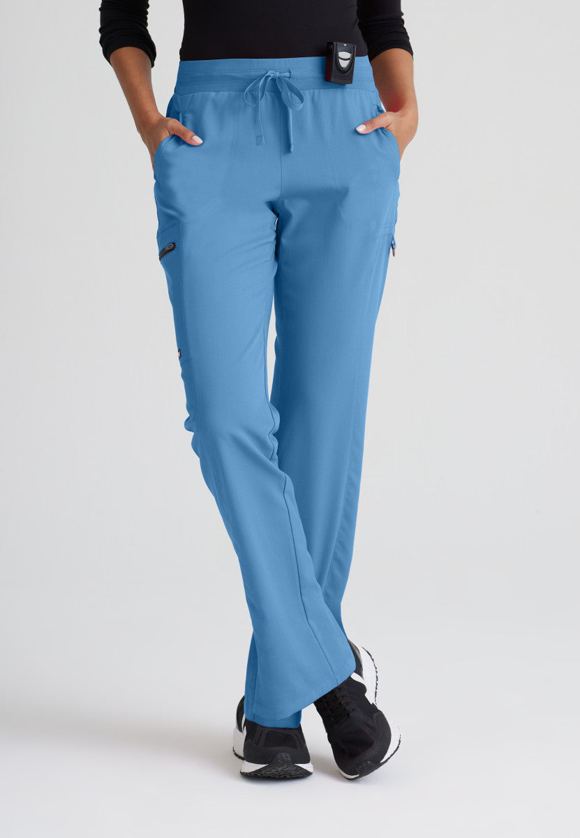 Greys Anatomy Stretch GRSP500 Kim Scrub Pants Ciel Blue