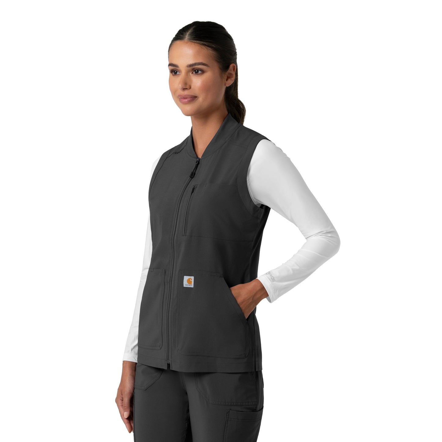 Force Cross-Flex C82510 Women's Lightweight Scrub Vest Black